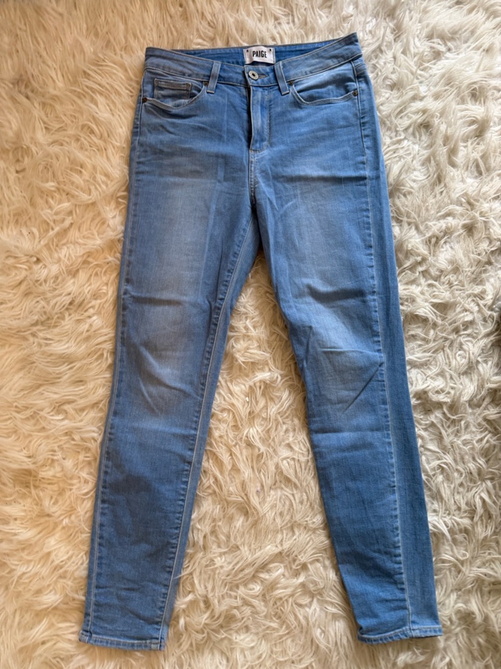 PAIGE Light Blue Skinny Jeans